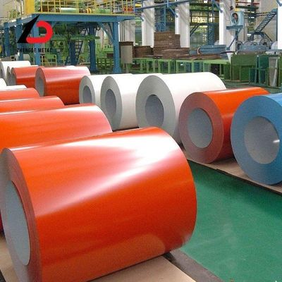 Stoccaggio laminato a caldo/freddo pre-galvanizzato RAL colorato PPGI PPGL bobina in acciaio Dx53D Dx54D SGCC Sgcd S250gd Peso di rotolamento 0,5 t-25 t