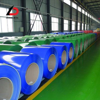 10 mm-3000 mm di larghezza lamiera di acciaio galvanizzato pre-dipinto e bobine con bordo a fessura