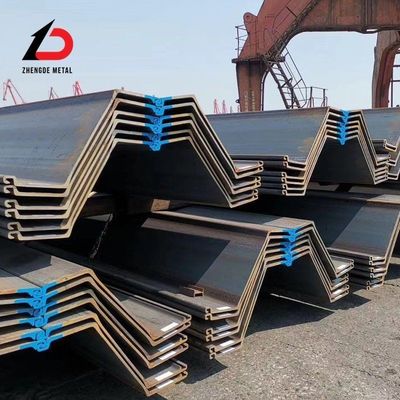 Prezzo per tonnellata di pile di lamiere di acciaio laminate a caldo di tipo U/tipo 3 pile di lamiere di acciaio laminate a caldo di tipo 4 di 12 m