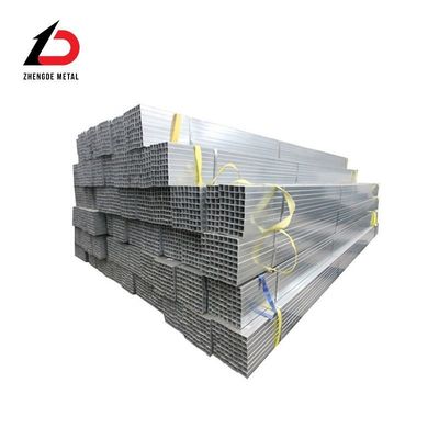 Dx51d Z275 Z100 Z80 1,5 pollici 12 piedi tubo quadrato in acciaio galvanizzato 1-12 mm
