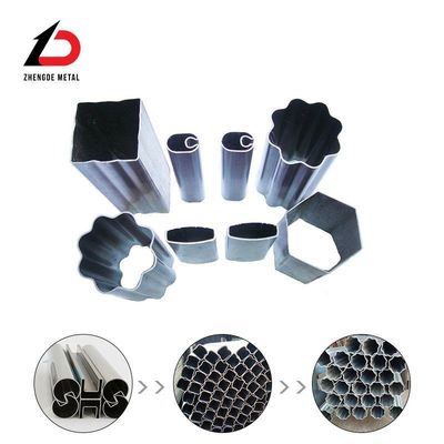 ASTM/JIS/GB/ISO Lega saldata a caldo laminata su misura Tirata a freddo S235jr Q345 Esagonale Pentagono Triangolo di forma speciale tubo di carbonio cavo di forma speciale tubo di acciaio