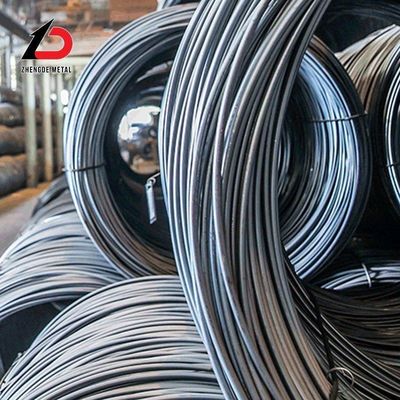SAE1008/Q195 Ms Stagno di filo di acciaio a basso tenore di carbonio, filo per la fabbricazione di chiodi, 5,5 mm 6,5 mm 8 mm prezzo del filo