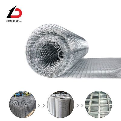 Griglia galvanizzata di 6 calibri saldata 12 calibri filo 1/4' x 4' filtro filo saldato filo in acciaio inossidabile 304