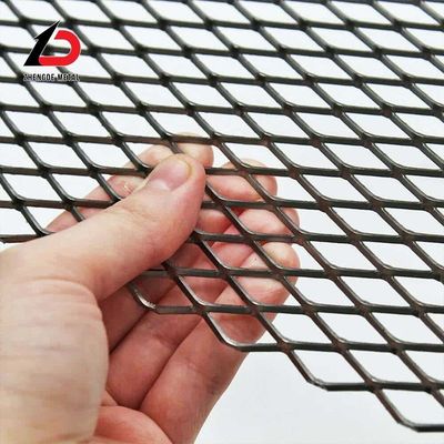 Griglia metallica di alta resistenza di spessore di diamante di striscio di metallo perforato