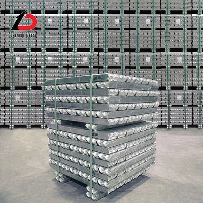 Fabbrica di ingotti metallici Purezza 99,7% 99,85% 99,9% Ingotti di alluminio A7 A8