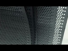 Maglia perforata di metallo su misura Acciaio inossidabile Aluminio Rame Rame Colori